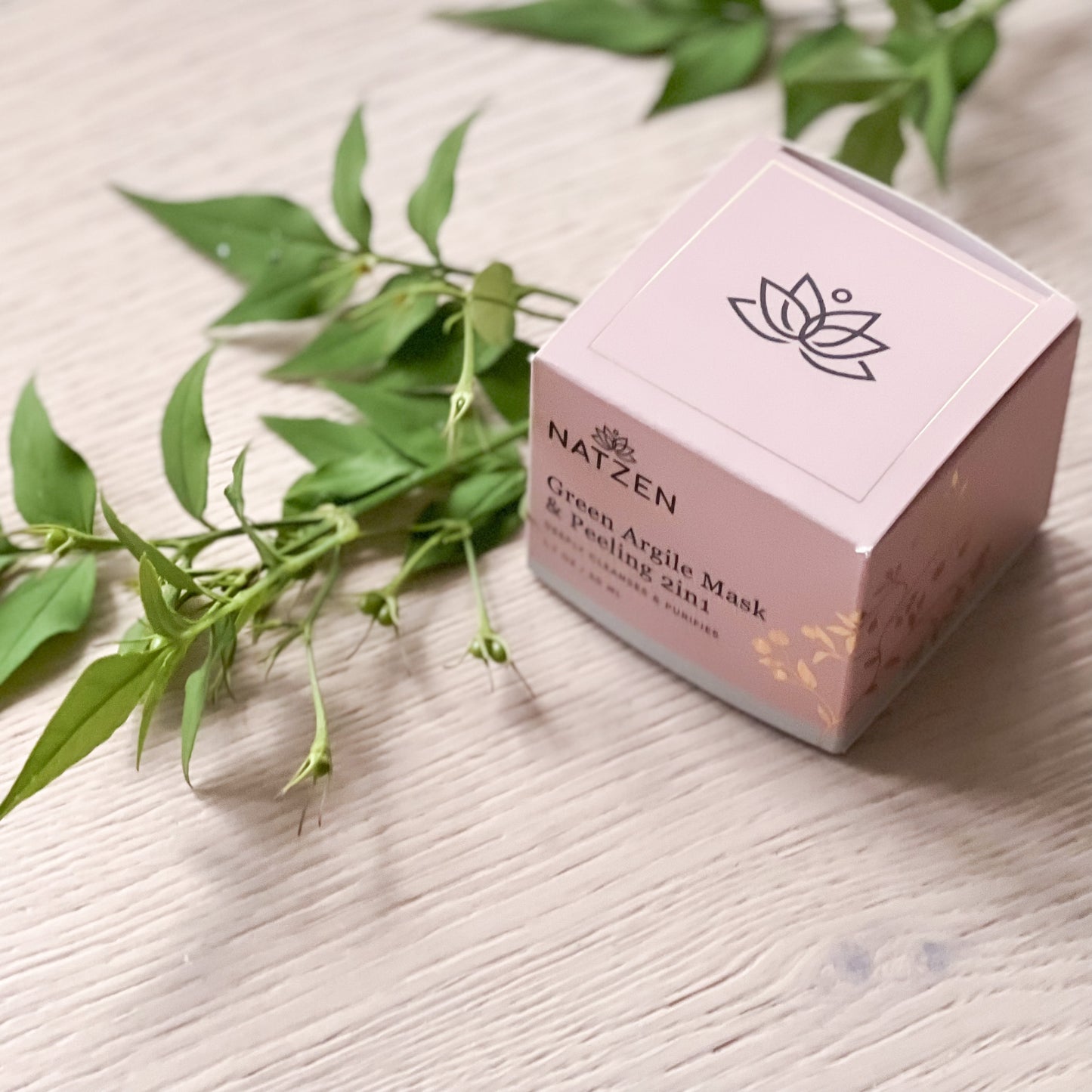 Clay Face Mask from the top