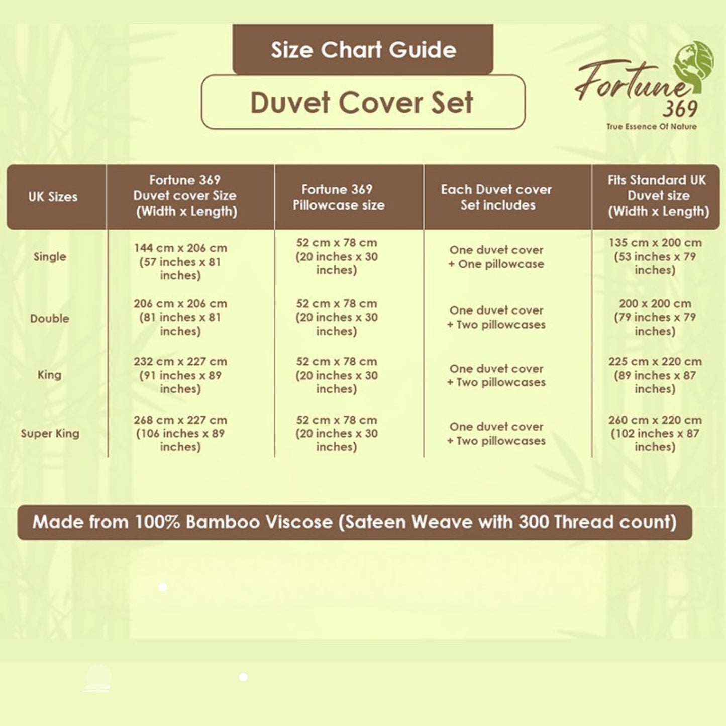 100% Bamboo Duvet Cover Set – Ultra Soft, Breathable & Hypoallergenic - Fortune369 Bamboo Gifts