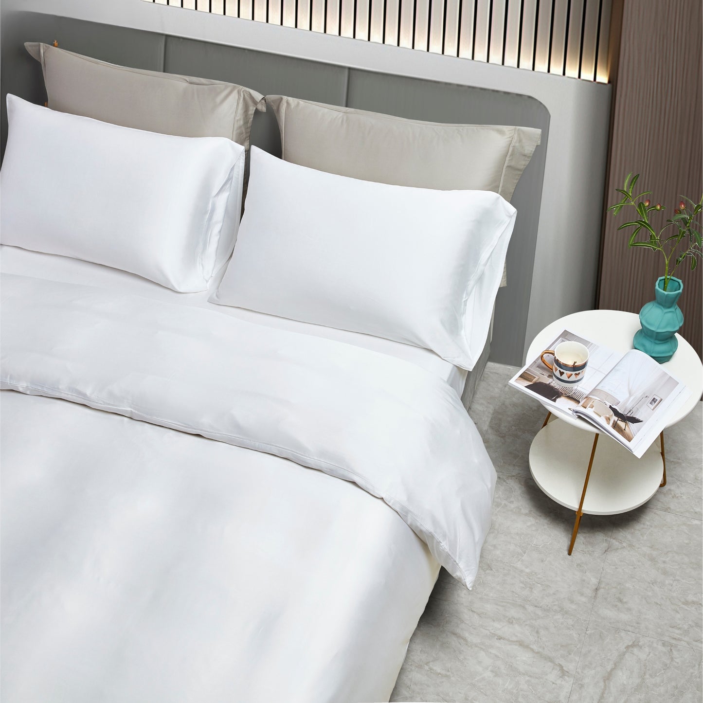 100% Bamboo Duvet Cover Set – Ultra Soft, Breathable & Hypoallergenic - Fortune369 Bamboo Gifts