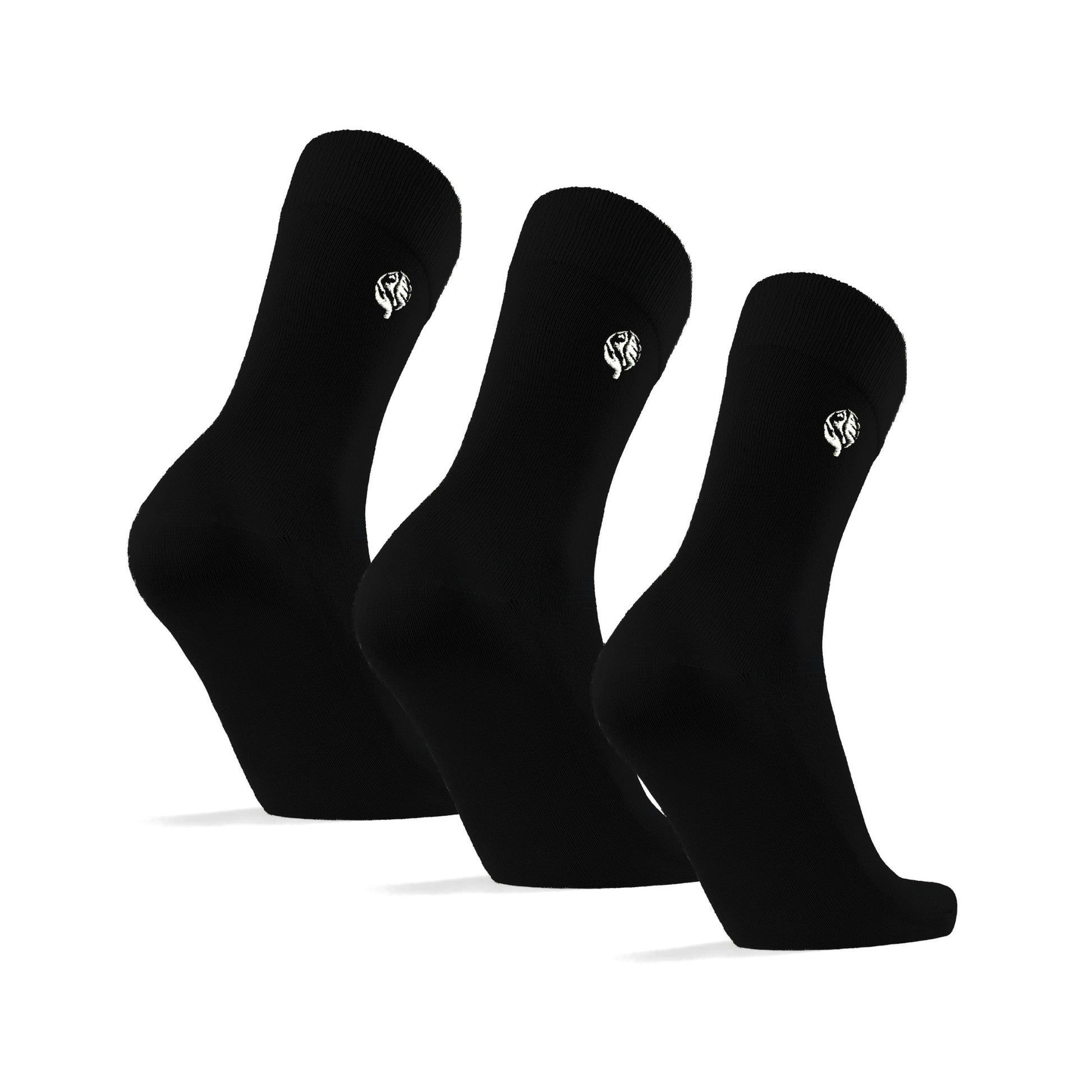 3 Pairs of 80% Bamboo Plain Crew Socks – UK Size 6-11 - Fortune369 Bamboo Gifts