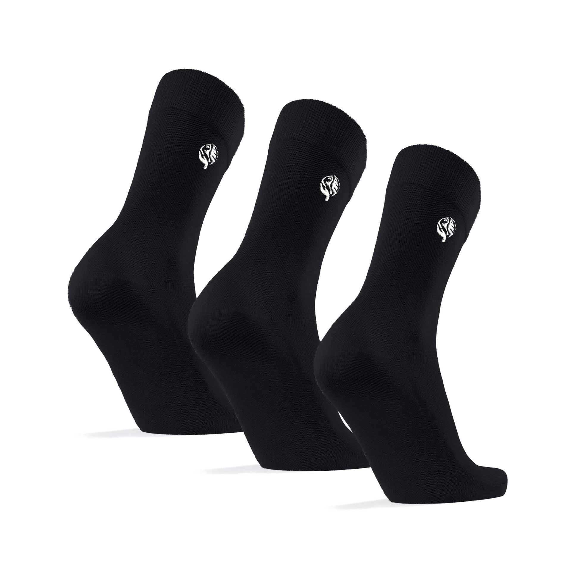 3 Pairs of 80% Bamboo Plain Crew Socks – UK Size 6-11 - Fortune369 Bamboo Gifts