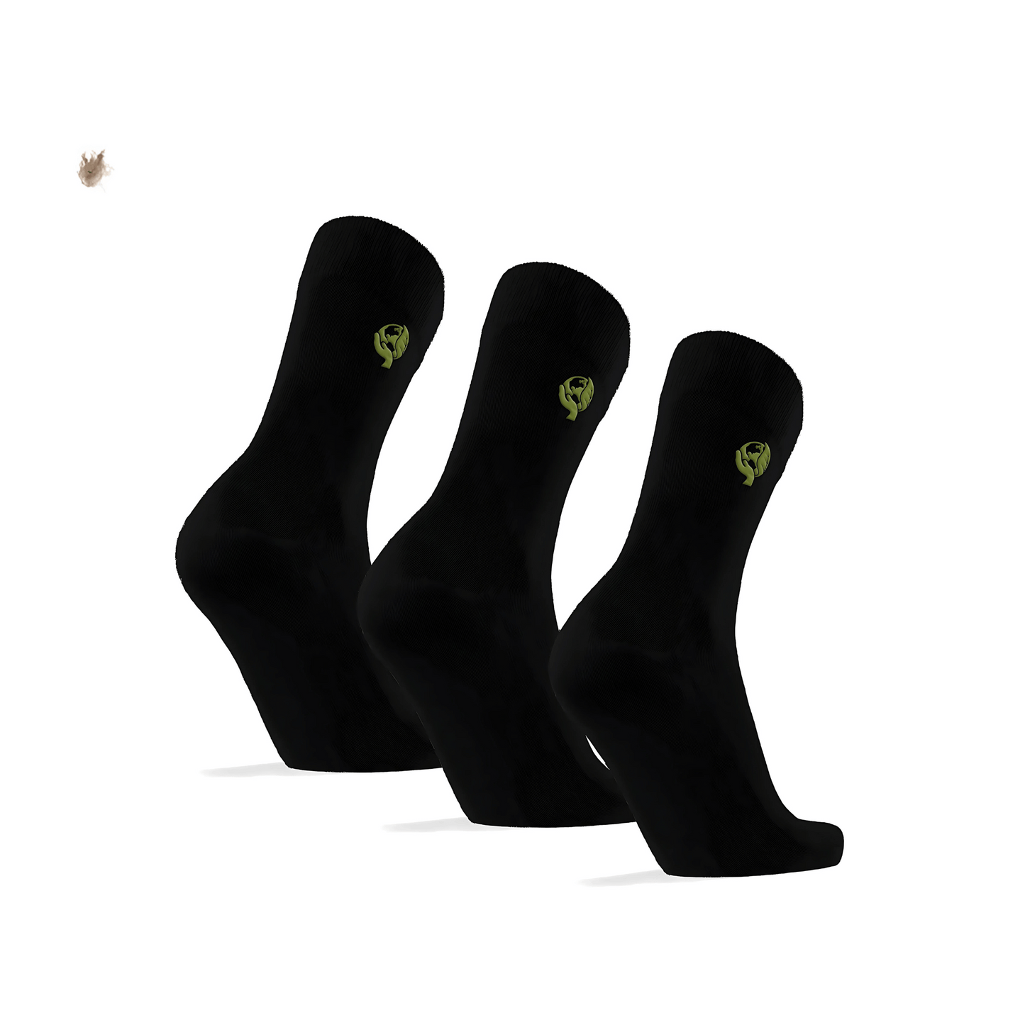 3 pairs of 80% Bamboo Sports Crew Socks - UK Sizes 6-11 - Fortune369 Bamboo Gifts